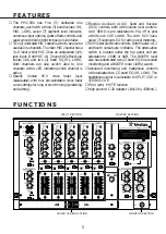 Предварительный просмотр 5 страницы Vestax PMC 500 Owner'S Manual