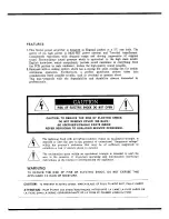 Preview for 2 page of Vestax PT-X1000A Owner'S Manual