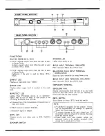 Preview for 4 page of Vestax PT-X1000A Owner'S Manual