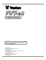 Preview for 1 page of Vestax PVT-e2 Owner'S Manual