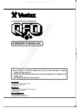 Vestax QFO Owner'S Manual preview