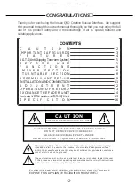 Предварительный просмотр 2 страницы Vestax QFO Owner'S Manual