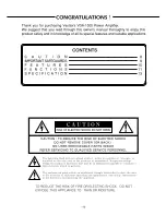 Предварительный просмотр 2 страницы Vestax VDA-1000 Owner'S Manual