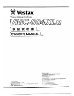 Vestax VMC-004XLu Owner'S Manual preview