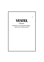 VESTEL 10707019 Operating And Installation Instructions предпросмотр