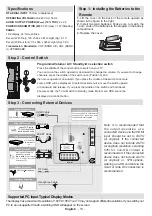 Preview for 11 page of VESTEL 24VF3035 Operating Instructions Manual