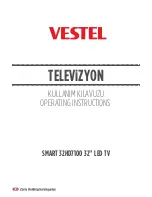 Preview for 1 page of VESTEL 32HD7100 Operating Instructions Manual