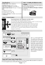 Preview for 11 page of VESTEL 32VH3025D Operating Instructions Manual