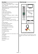 Preview for 4 page of VESTEL 37PF8905 Operating Instructions Manual