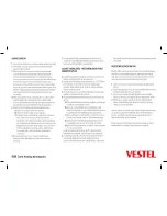 Preview for 114 page of VESTEL 39FB7100 Operating Instructions Manual