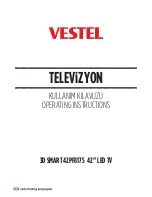 VESTEL 42PF8175 Operating Instructions Manual preview