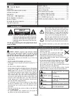 Preview for 2 page of VESTEL 55PF8575 Operating Instructions Manual