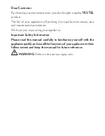 Preview for 2 page of VESTEL AMWX-20G User Manual