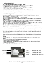 Предварительный просмотр 6 страницы VESTEL BLDC Pyrojet Series Service Manual