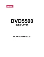 VESTEL DVD5500 Service Manual preview