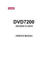 VESTEL DVD7200 Service Manual предпросмотр