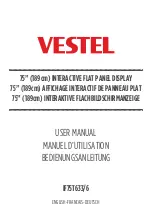 Предварительный просмотр 1 страницы VESTEL IF75T633/6 User Manual