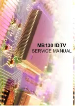 Preview for 1 page of VESTEL MB130 IDTV Service Manual