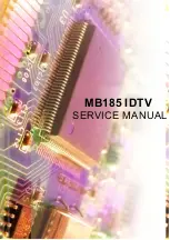 Preview for 1 page of VESTEL MB185 IDTV Service Manual