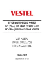 VESTEL PDU86S30B/7 User Manual preview