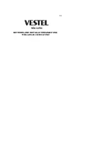 Preview for 1 page of VESTEL VEA34706 Operating And Installation Instructions