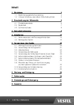 Preview for 2 page of VESTEL VEM620HX Operating Instructions Manual