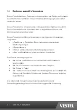 Preview for 4 page of VESTEL VEM620HX Operating Instructions Manual