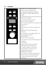 Preview for 7 page of VESTEL VEM620HX Operating Instructions Manual