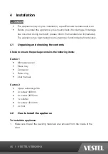 Preview for 45 page of VESTEL VEM620HX Operating Instructions Manual