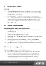 Preview for 50 page of VESTEL VEM620HX Operating Instructions Manual