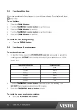 Preview for 52 page of VESTEL VEM620HX Operating Instructions Manual