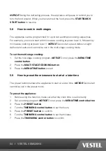 Preview for 54 page of VESTEL VEM620HX Operating Instructions Manual