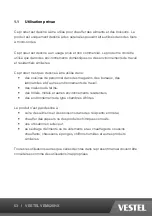 Preview for 63 page of VESTEL VEM620HX Operating Instructions Manual