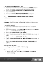 Preview for 83 page of VESTEL VEM620HX Operating Instructions Manual