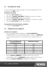 Preview for 109 page of VESTEL VEM620HX Operating Instructions Manual