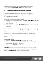 Preview for 110 page of VESTEL VEM620HX Operating Instructions Manual