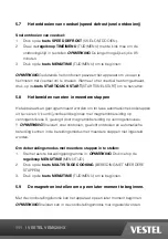 Preview for 111 page of VESTEL VEM620HX Operating Instructions Manual