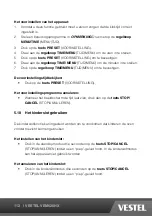 Preview for 112 page of VESTEL VEM620HX Operating Instructions Manual