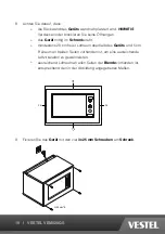 Предварительный просмотр 19 страницы VESTEL VEM820GS Operating Instructions Manual