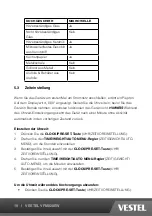 Preview for 19 page of VESTEL VFM820EW Operating Instructions Manual