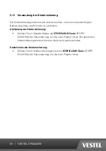 Preview for 29 page of VESTEL VFM820EW Operating Instructions Manual