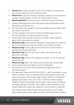 Preview for 45 page of VESTEL VFM820EW Operating Instructions Manual