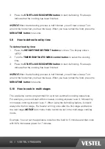 Preview for 55 page of VESTEL VFM820EW Operating Instructions Manual