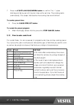 Preview for 57 page of VESTEL VFM820EW Operating Instructions Manual