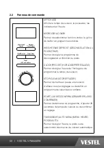 Preview for 69 page of VESTEL VFM820EW Operating Instructions Manual