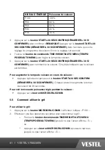 Preview for 81 page of VESTEL VFM820EW Operating Instructions Manual