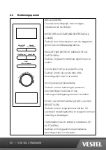 Preview for 99 page of VESTEL VFM820EW Operating Instructions Manual