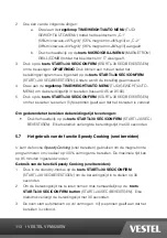 Preview for 113 page of VESTEL VFM820EW Operating Instructions Manual