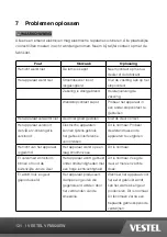 Preview for 121 page of VESTEL VFM820EW Operating Instructions Manual