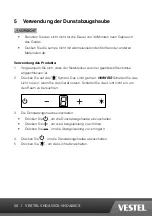 Preview for 20 page of VESTEL VHDA55CS Operating Instructions Manual